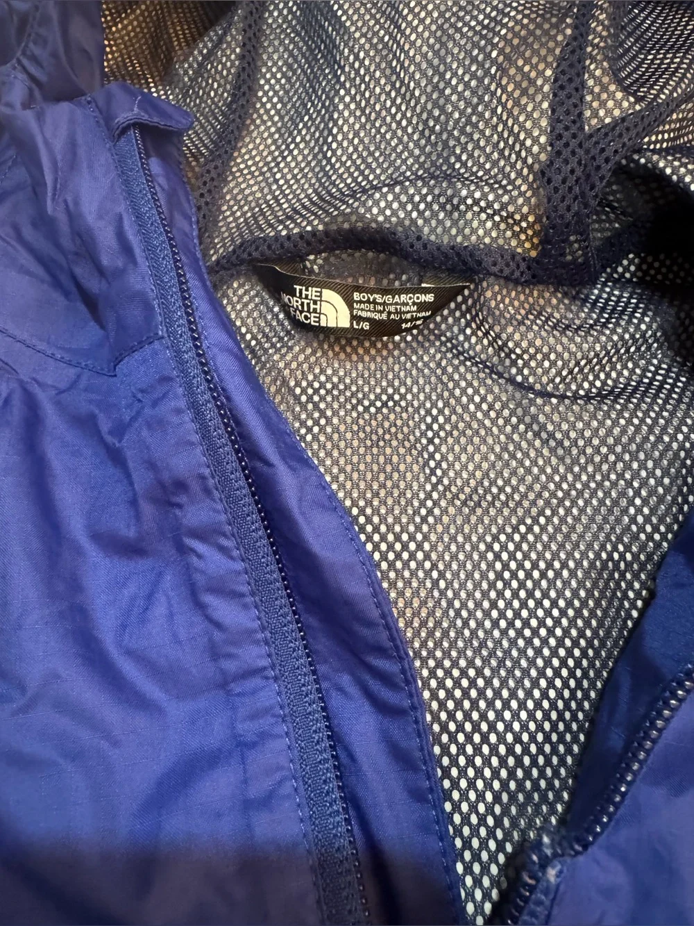 The North Face bright blue